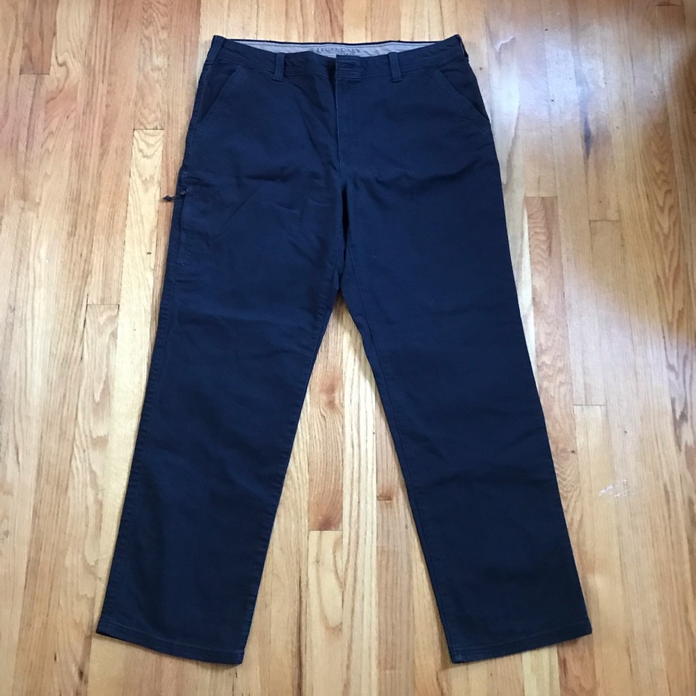 Legendary Outfitters Men's Black Utility Pants - Classic Straight Fit 38x31